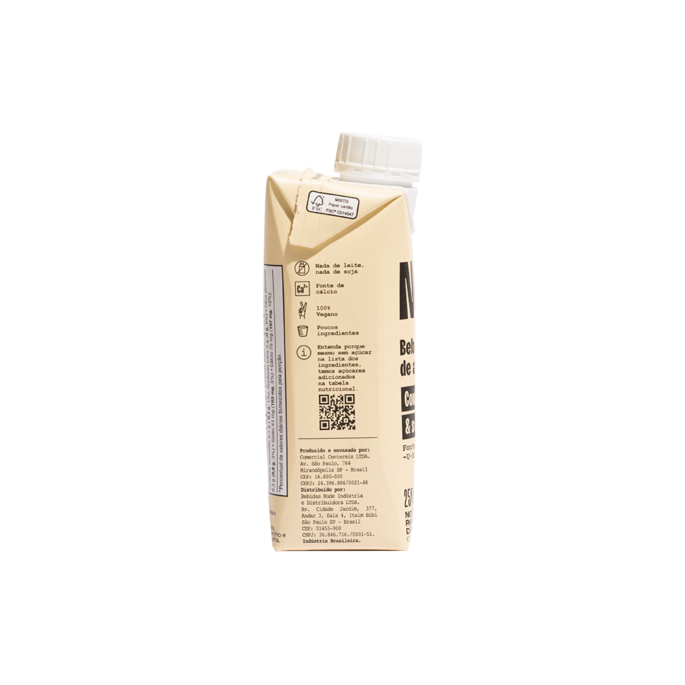 Nude Bebida de Avena To Go Vainilla 250ml
