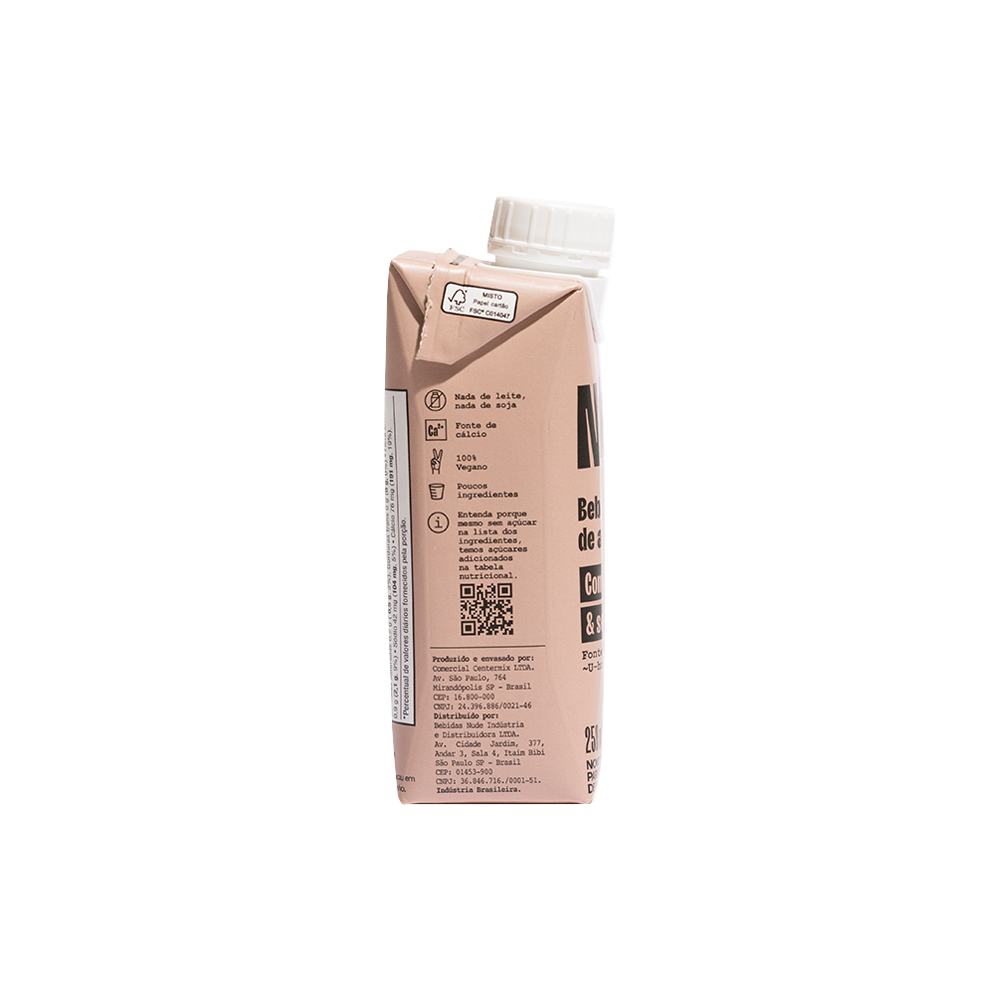 Nude Bebida de Avena To Go Cacao 250ml