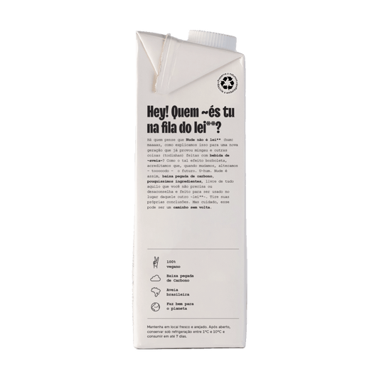Nude Original Bebida de Avena Orgánica 1L