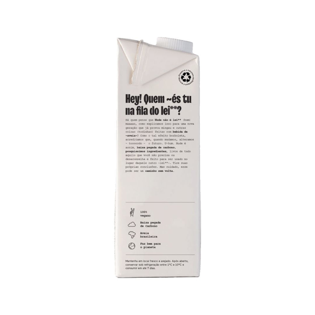 Nude Original Bebida de Avena Orgánica 1L
