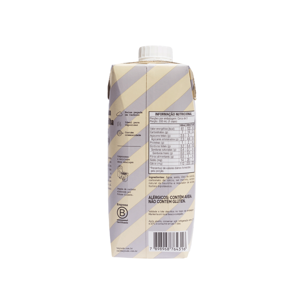 Barista Vainilla 500ml Nude